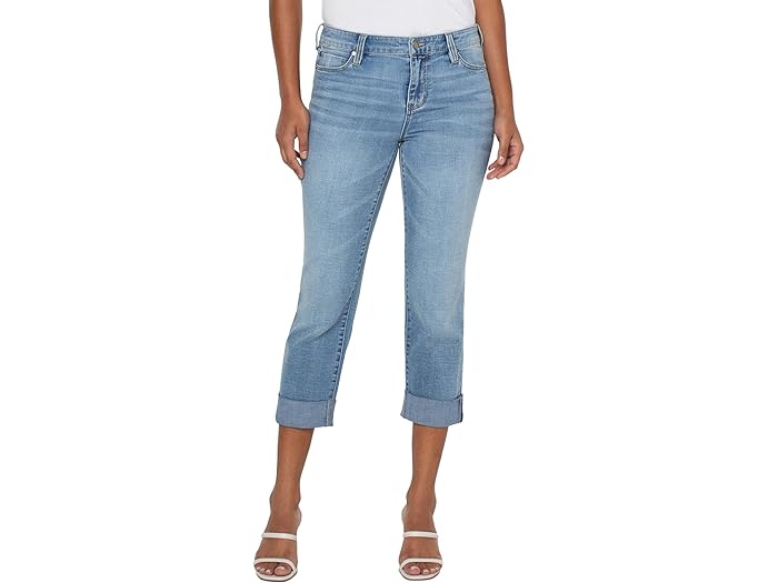 () Хס ǥ 㡼꡼ å ˡ  磻    ץ Liverpool women Liverpool Charlie Crop Skinny with Wide Rolled Cuff in Champlain Champlain