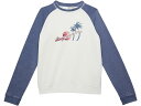 (取寄) ロキシー キッズ ガールズ ナイト サーフィング クルー スウェットシャツ (リトル キッズ/ビッグ キッズ) Roxy Kids girls Roxy Kids Night Surfing Crew Sweatshirt (Little Kids/Big Kids) Bijou Blue