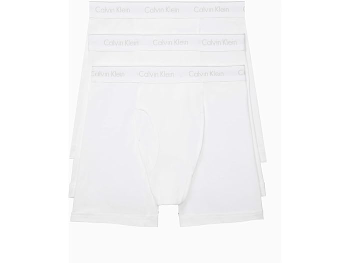 (取寄) カルバンクライン アンダーウェア メンズ コットン クラシックス マルチパック ボクサー ブリーフ Calvin Klein Underwear men Calvin Klein Underwear Cotton Classics Multipack Boxer Brief White