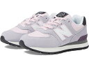 (取寄) ニューバランス キッズ スニーカー ジュニア 子供 靴 ガールズ PC574v1 New Balance Kids PC574v1 (Little Kid) Grey Violet/Light Raspberry