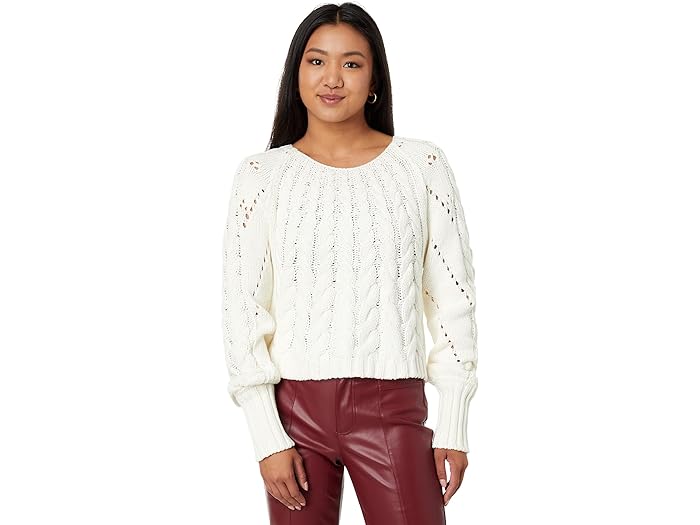 () t[s[v fB[X 1 vI[o[ Free People women Free People Sandre Pullover Ivory