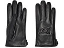 (取寄) アグ レディース ショーティー スマート グローブ ウィズ コンダクティブ レザー パーム UGG women UGG Shorty Smart Gloves with Conductive Leather Palm Black