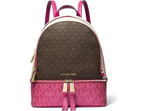 (取寄) マイケルコース レディース レアー ジップ ミディアム バックパック MICHAEL Michael Kors women MICHAEL Michael Kors Rhea Zip Medium Backpack Deep Fuchsia Multi