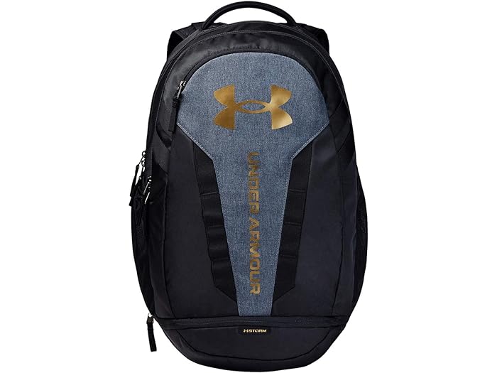 () A_[A[}[ nbX 5.0 obNpbN Under Armour Under Armour Hustle 5.0 Backpack Black/Metallic Gold Luster