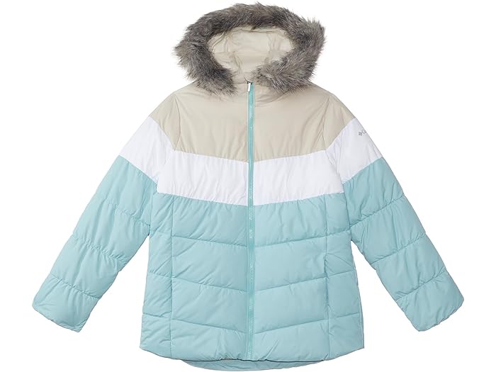 (取寄) コロンビア キッズ ガールズ アークティク ブラスト リ ジャケット (リトル キッズ/ビッグ キッズ) Columbia Kids girls Columbia Kids Arctic Blast II Jacket (Little Kids/Big Kids) Aqua Haze/White/Dark Stone