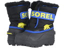 (取寄) ソレル キッズ ボーイズ スノー コマンダー (トドラー/リトル キッド) SOREL Kids boys Snow Commander (Toddler/Little Kid) Black/Super Blue 1