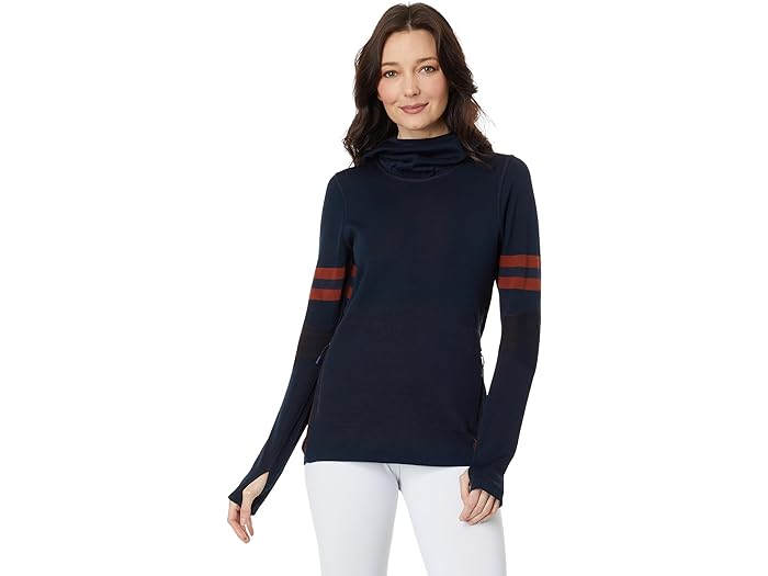 () X}[gE[ fB[X Cgjbg m ebN vI[o[ p[J[ Smartwool women Smartwool Intraknit Merino Tech Pullover Hoodie Deep Navy