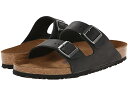 (取寄) ビルケンシュトック アリゾナ ソフト フットベッド - レザー (ユニセックス) Birkenstock Arizona Soft Footbed - Leather (Unisex) Black Oiled Leather