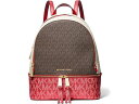 (取寄) マイケルコース レディース レアー ジップ ミディアム バックパック MICHAEL Michael Kors women MICHAEL Michael Kors Rhea Zip Medium Backpack Crimson Multi