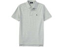 (取寄) ラルフローレン キッズ ボーイズ コットン メッシュ ポロ シャツ (リトル キッズ) Polo Ralph Lauren Kids boys Cotton Mesh Polo Shirt (Little Kids) New Grey Heather