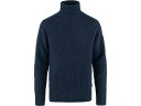 () tF[[x Y [[ lbN Z[^[ Fjllrven men Fjallraven Ovik Roller Neck Sweater Dark Navy