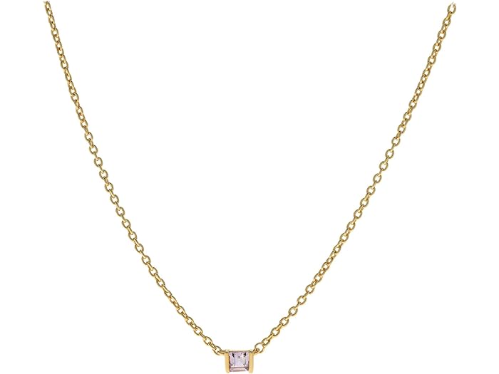 () ChEF fB[X fP[g RNV o[XXg[ lbNX Madewell women Madewell Delicate Collection Birthstone Necklace Amethyst