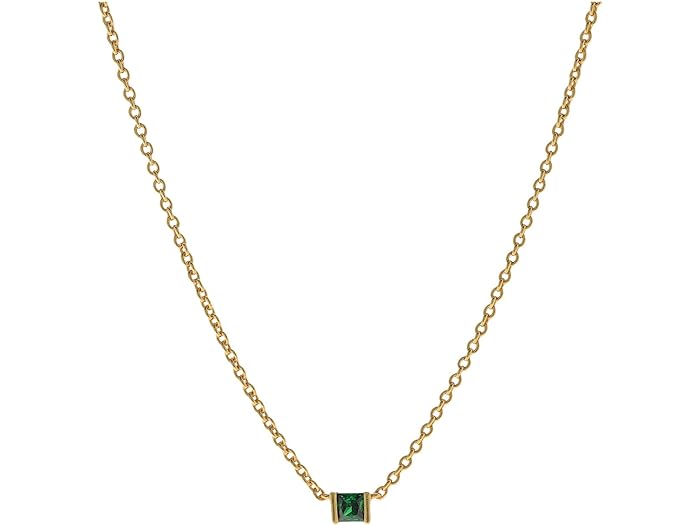 () ChEF fB[X fP[g RNV o[XXg[ lbNX Madewell women Madewell Delicate Collection Birthstone Necklace Emerald