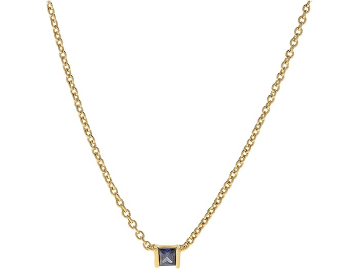 () ChEF fB[X fP[g RNV o[XXg[ lbNX Madewell women Madewell Delicate Collection Birthstone Necklace Sapphire