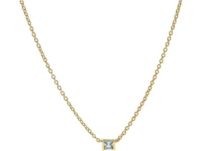 () ChEF fB[X fP[g RNV o[XXg[ lbNX Madewell women Madewell Delicate Collection Birthstone Necklace Blue Topaz
