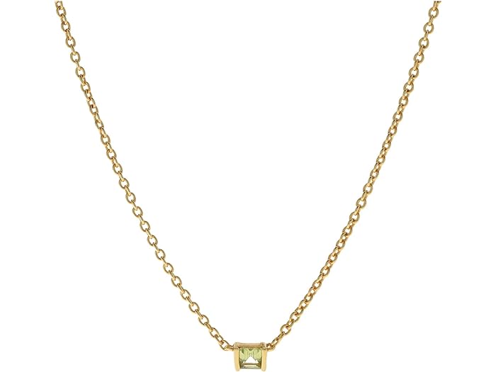 () ChEF fB[X fP[g RNV o[XXg[ lbNX Madewell women Madewell Delicate Collection Birthstone Necklace Peridot
