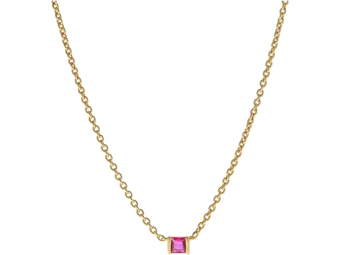 () ChEF fB[X fP[g RNV o[XXg[ lbNX Madewell women Madewell Delicate Collection Birthstone Necklace Ruby