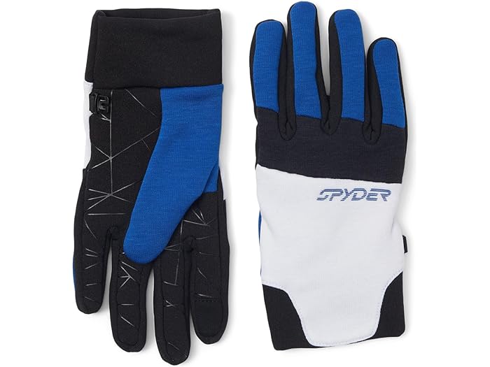 () XpC_[ fB[X Xs[h t[X O[u Spyder women Spyder Speed Fleece Gloves White