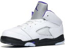 (取寄) ジョーダンキッズ ボーイズ ジョーダン 5 レトロ (インファント/トドラー) Jordan Kids boys Jordan Kids Jordan 5 Retro (Infant/Toddler) White/Dark Concord/Black