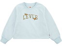 (取寄) リーバイス キッズ ガールズ ラグラン ミート アンド グリート クルー (リトル キッズ) Levi's Kids girls Levi's Kids Raglan Meet and Greet Crew (Little Kids) Starlight Blue