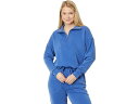 (取寄) スウェッティ ベティ レディース サンド ウォッシュ ファンネル ネック ハーフ ジップ Sweaty Betty women Sweaty Betty Sand Wash Funnel Neck Half Zip Lightning Blue