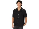 (取寄) オールセインツ メンズ ランナウェイ ショート スリーブ シャツ AllSaints men AllSaints Runaway Short Sleeve Shirt Jet Black