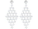 (取寄) ケイトスペード レディース マジック モーメント ステイトメント イヤリングス Kate Spade New York women Kate Spade New York Magic Moment Statement Earrings Clear/Silver