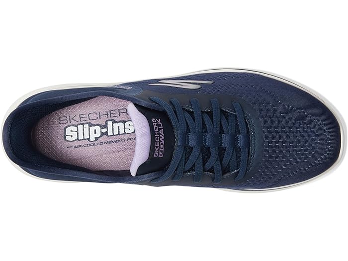 (取寄) スケッチャーズ スニーカー レディース ゴー ウォーク 7 ヴァリン ハンズフリー スリップインズ SKECHERS Performance women Go Walk 7 Valin Hands Free Slip-Ins Navy/Lavender