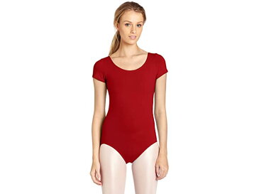 (取寄) カペジオ レディース ウィメンズ クラシック ショート スリーブ レオタード Capezio women Womens Classic Short Sleeve Leotard Garnet