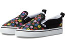 (取寄) バンズ キッズ ガールズ スリップ-オン V (インファント/トドラー) Vans Kids girls Vans Kids Slip-On V (Infant/Toddler) Floral Black/White