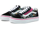 (取寄) バンズ キッズ ガールズ オールド スクール ジップ (リトル キッド) Vans Kids girls Vans Kids Old Skool Zip (Little Kid) Floral Black