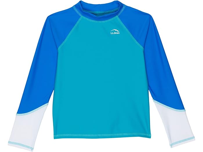 () 륨ӡ å --   (ȥ å) L.L.Bean kids L.L.Bean Sun-and-Surf Swim Shirt (Little Kids) Aquamarine Color-Block