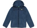(取寄) エルエルビーン キッズ シェルパ フリース フーデット ジャケット (リトル キッズ) L.L.Bean kids L.L.Bean Sherpa Fleece Hooded Jacket (Little Kids) Vintage Indigo/Carbon Navy