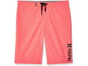 () n[[ LbY {[CY wU[h {[hV[c (rbO LbY) Hurley Kids boys Hurley Kids Heathered Boardshorts (Big Kids) Bright Crimson Heather