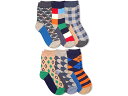 (取寄) ジェフリーズ ソックス ボーイズ ボーイズ ファン カラフル ドレス クルー ソックス 6 ペア パック Jefferies Socks boys Boys Fun Colorful Dress Crew Socks 6 Pair Pack Multicolor