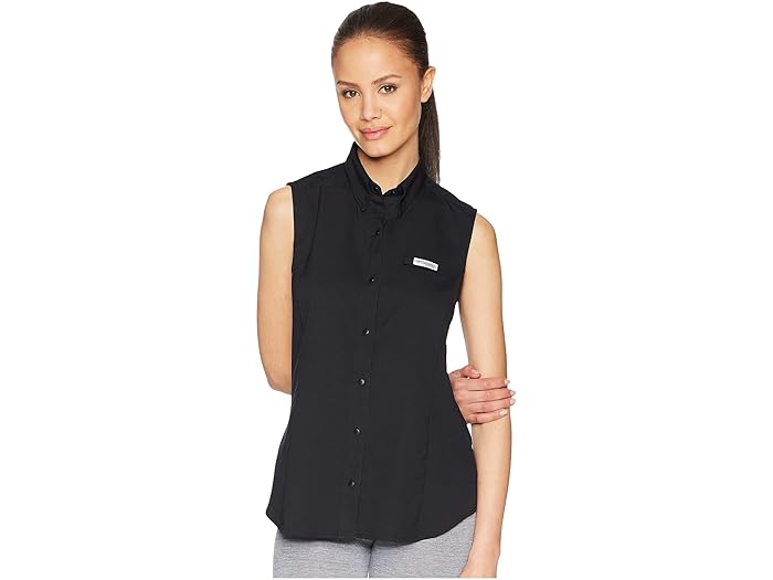 (取寄) コロンビア レディース タミアミ スリーブレス シャツ Columbia women Tamiami Sleeveless Shirt Black