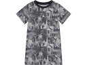 () W[_LbY K[Y GbZV I[ I[o[ vg hX (gh[) Jordan Kids girls Jordan Kids Essentials All Over Print Dress (Toddler) Black