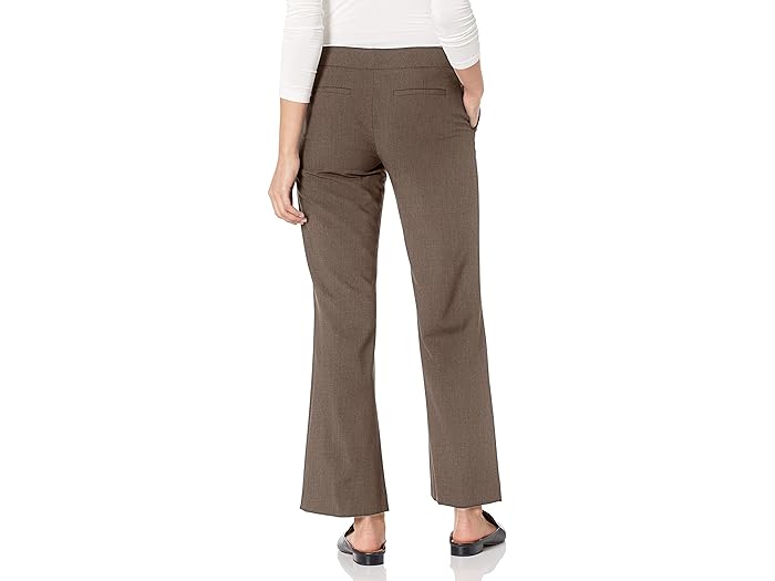(取寄) カルバンクライン レディース ウィメンズ ピティート クラシック フィット ラックス パンツ Calvin Klein women Women's Petite Classic Fit Lux Pant Heather Taupe