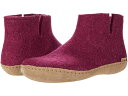 (取寄) グレーラップ ウール ブーツ レザー アウトソール Glerups Wool Boots Leather Outsole Cranberry