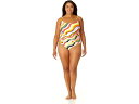 (取寄) アン コール レディース プラス サイズ シャード ランジェリー マイヨ Anne Cole women Anne Cole Plus Size Shirred Lingerie Maillot Multi