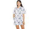 () Go[WFC fB[X I[KjbN ThEHbVh Rbg vebh - U V[g Pj Zbg Eberjey women Eberjey Organic Sandwashed Cotton Printed - The Short PJ Set Riviera Toile Coastal Blue