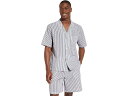 () Go[WFC Y I[KjbN ThEHbVh Rbg vebh mb` J[ V[g Pj Zbg Eberjey men Eberjey Organic Sandwashed Cotton Printed Notch Collar Short PJ Set Nautico Stripe Graphite