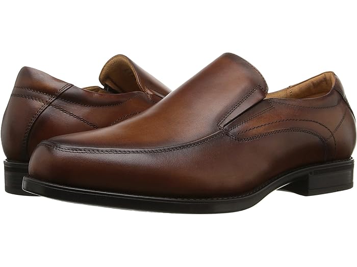 () t[VC Y ~bh^E bN gD Xbv-I Florsheim men Florsheim Midtown Moc Toe Slip-On Cognac Smooth