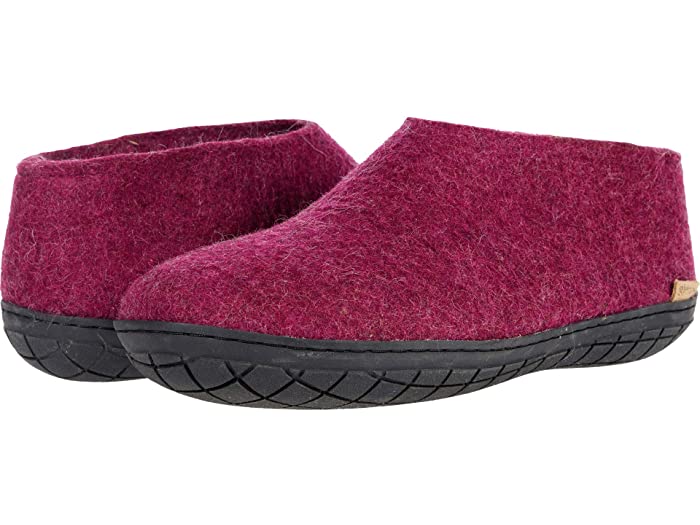 (取寄) グレーラップ ウール シューズ ラバー アウトソール Glerups Wool Shoe Rubber Outsole Cranber..