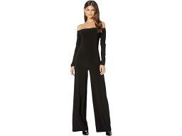 (取寄) ノーマ カマリ レディース ロング スリーブ オフ-ショルダー ジャンプスーツ Norma Kamali women Norma Kamali Long Sleeve Off-Shoulder Jumpsuit Black