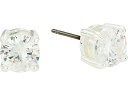 () [ t[ fB[X 7 E L[rbN WRjA X^bY COX LAUREN Ralph Lauren women LAUREN Ralph Lauren 7 mm Cubic Zirconia Stud Earrings Silver