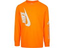 () iCL LbY {[CY Avt@C O X[u eB[ (g LbY) Nike Kids boys Nike Kids Amplify Long Sleeve Tee (Little Kids) Total Orange