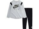 () iCL LbY K[Y GA[ MX Zbg (gh[) Nike Kids girls Nike Kids Air Leggings Set (Toddler) Black