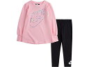 (取寄) ナイキ キッズ ガールズ スポーツウェア フリース レギングス セット (トドラー) Nike Kids girls Nike Kids Sportswear Fleece Leggings Set (Toddler) Black