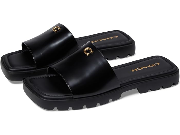 コーチ (取寄) コーチ レディース フローレンス サンダル COACH women COACH Florence Sandal Black